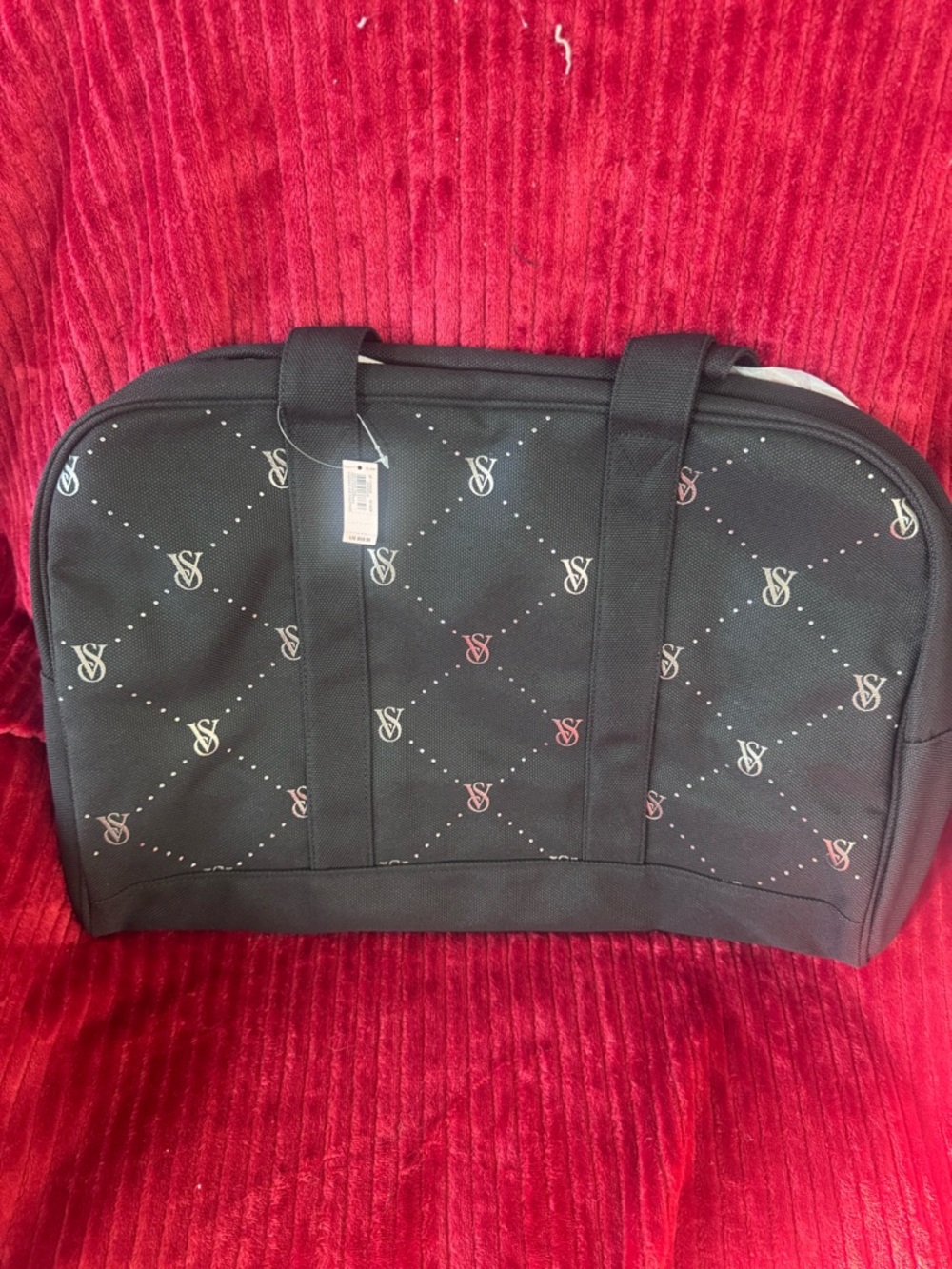 Victoria's Duffle Style Bag w/ Rhinestones